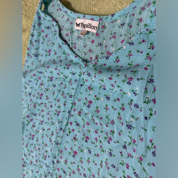 Woman’s papillon gorgeous blue summer dress - Picture 5 of 5